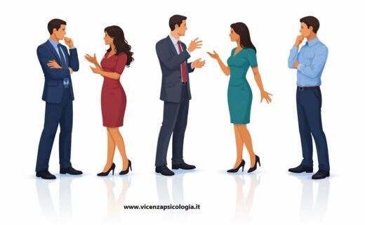 persone che comunicano attraverso postura e gesti nella comunicazione non verbale