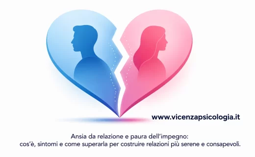 Ansia da relazione e paura dell’impegno rappresentate simbolicamente nel supporto psicologico a Vicenza